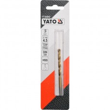 YATO Burghiu pentru metal HSS-TiN, diametru 4.5 mm..